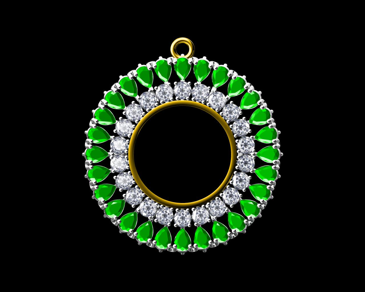 AD18120 — Pendants jewellery CAD design (JCD/STL)