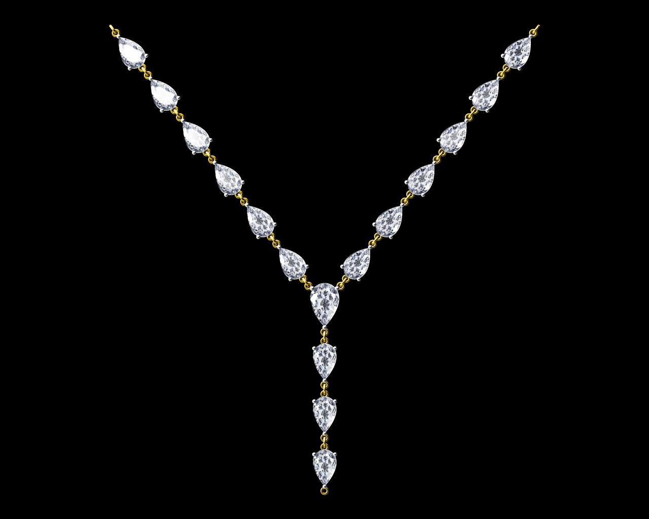 AD17875 — Necklace Sets jewellery CAD design (JCD/STL)