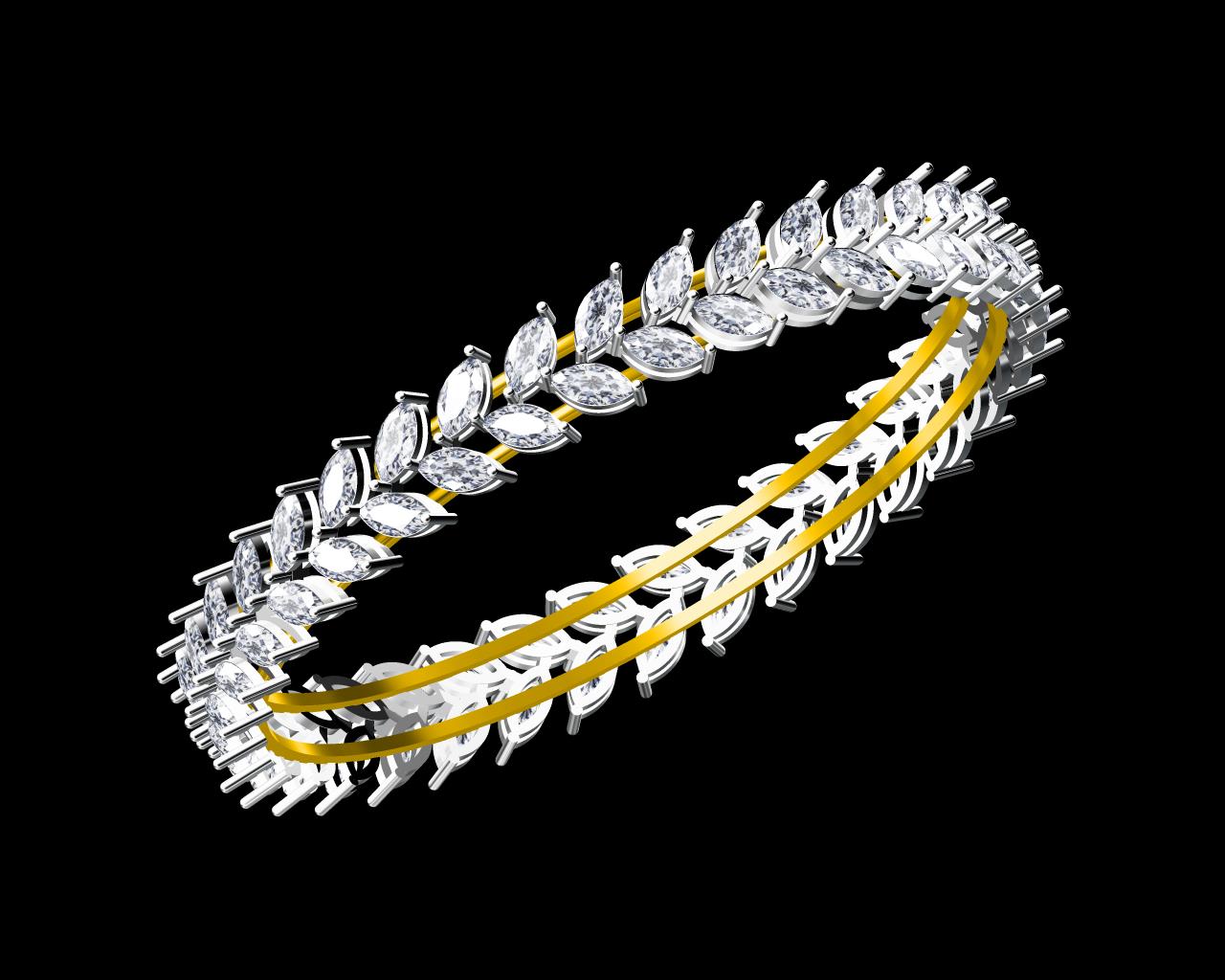 AD17910 — Bangles jewellery CAD design (JCD/STL) AD17910 — Bangles jewellery CAD design (JCD/STL)