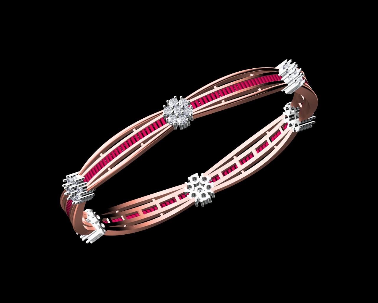 AD17990 — Bangles jewellery CAD design (JCD/STL) AD17990 — Bangles jewellery CAD design (JCD/STL)