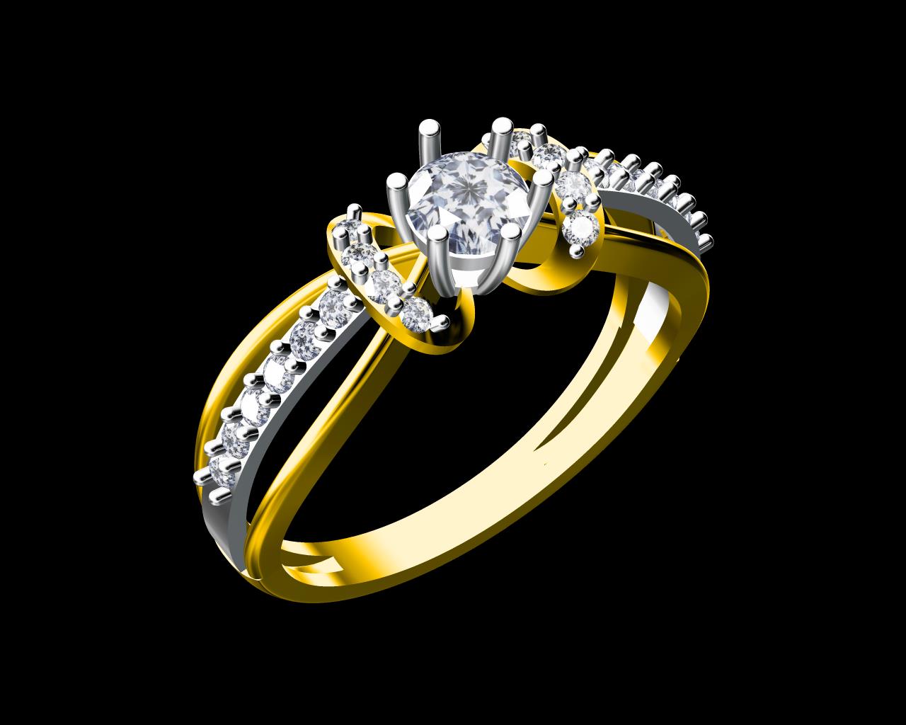 AD18007 — Ladies Rings jewellery CAD design (JCD/STL) AD18007 — Ladies Rings jewellery CAD design (JCD/STL)