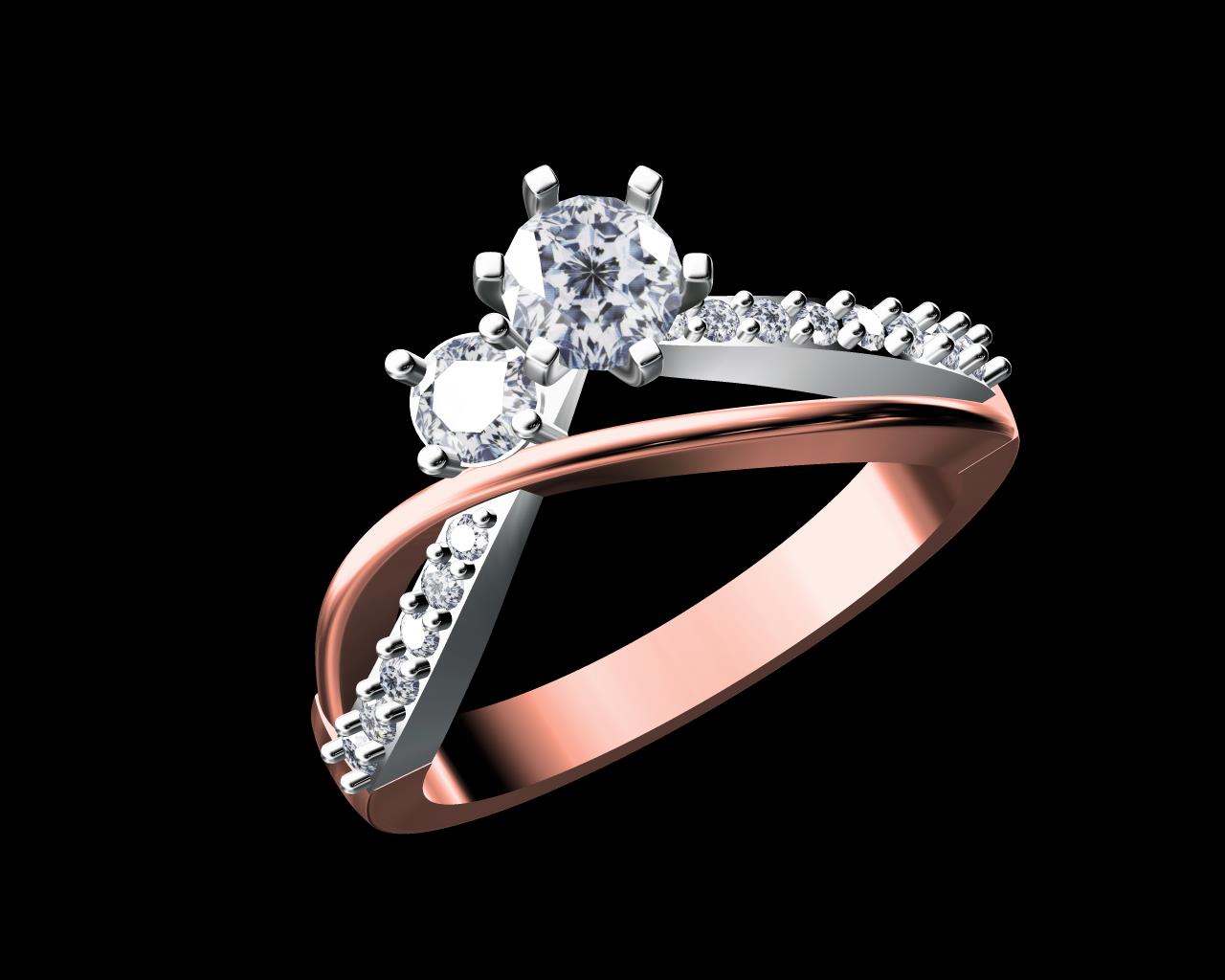 AD18014 — Ladies Rings jewellery CAD design (JCD/STL) AD18014 — Ladies Rings jewellery CAD design (JCD/STL)