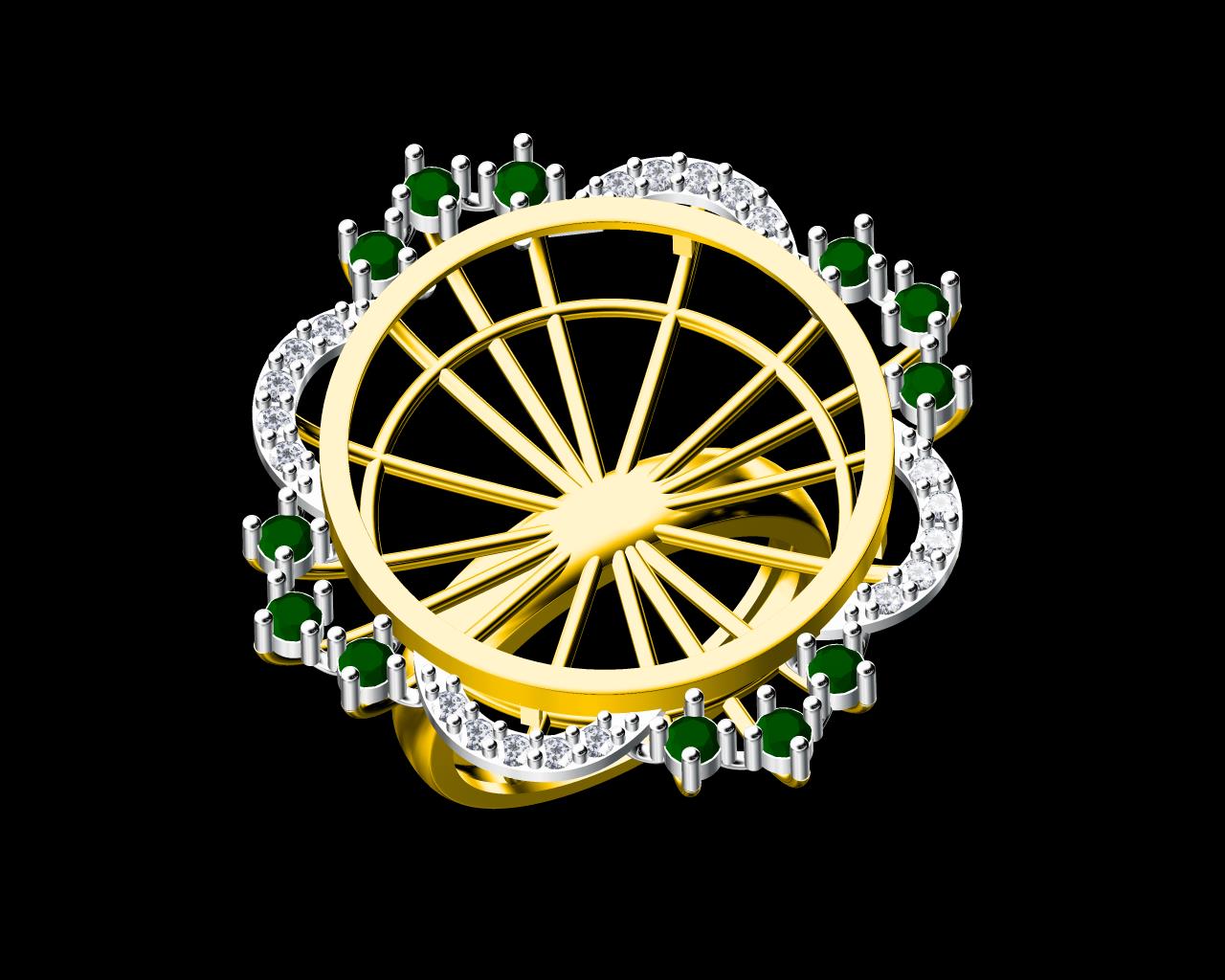 AD18024 — Ladies Rings jewellery CAD design (JCD/STL) AD18024 — Ladies Rings jewellery CAD design (JCD/STL)