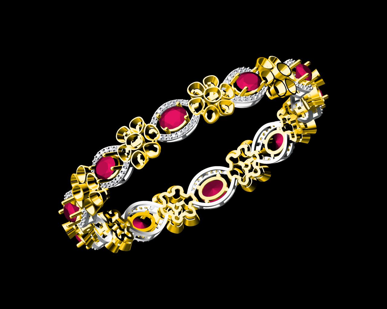 AD18041 — Bangles jewellery CAD design (JCD/STL) AD18041 — Bangles jewellery CAD design (JCD/STL)