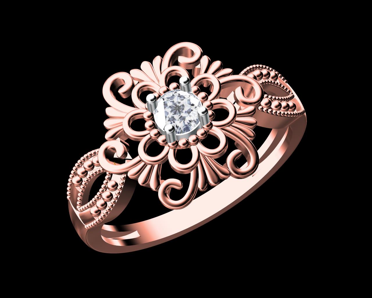 AD18050 — Ladies Rings jewellery CAD design (JCD/STL) AD18050 — Ladies Rings jewellery CAD design (JCD/STL)